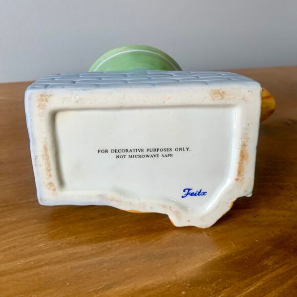 Feitx Porcelain Humpty Dumpty Teapot Vintage Cute Whimsical - Picture 14 of 14